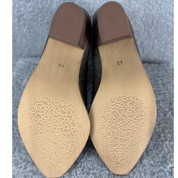 Steve Madden Women's Saarah Leather Stacked Heel Booties Distressed Size 10 NWOB - Picture 7 of 9